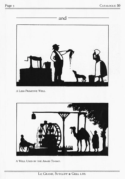 History of Wells in silhouette by H. L. Oakley