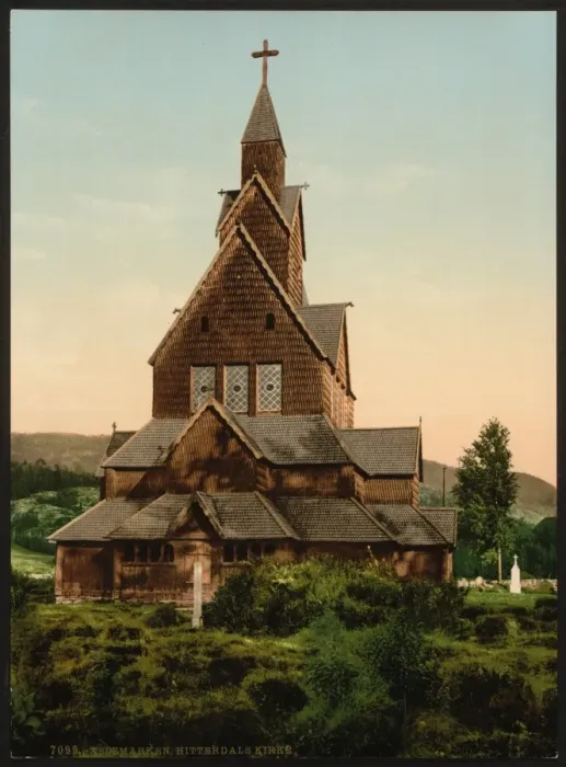 Framed Print : Hitterdals Church, Telemarken (i. e, Telemark), Norway Framed Print : Hitterdals Church, Telemarken (i. e, Telemark), Norway
