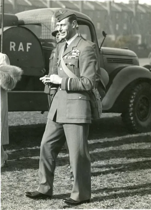 Framed Print : HM King George VI in RAF uniform Framed Print : HM King George VI in RAF uniform