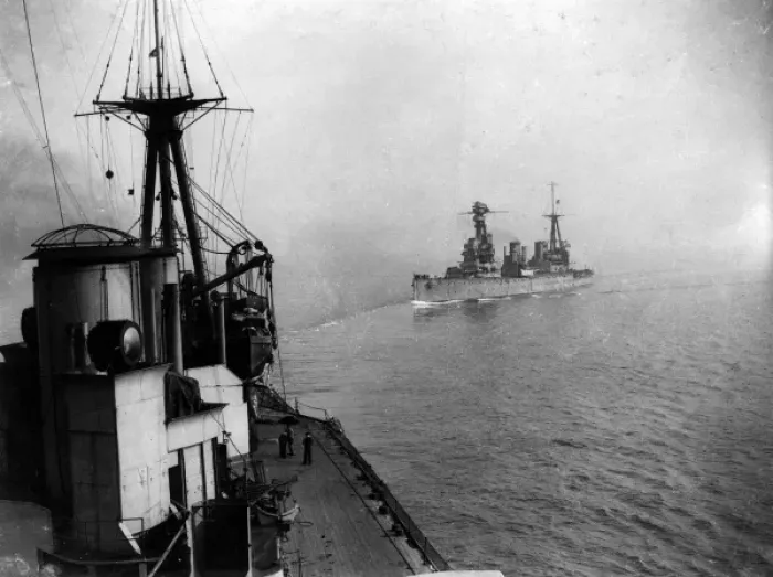 Framed Print : HMAS Australia and HMAS New Zealand, WW1 Framed Print : HMAS Australia and HMAS New Zealand, WW1