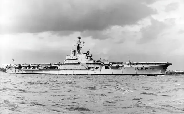 Framed Print : HMS Albion R07 Framed Print : HMS Albion R07