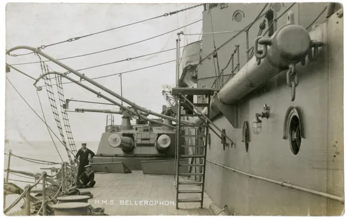 Framed Print : HMS Bellerophon, British battleship Framed Print : HMS Bellerophon, British battleship