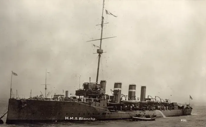 Framed Print : HMS Blanche, British light cruiser Framed Print : HMS Blanche, British light cruiser