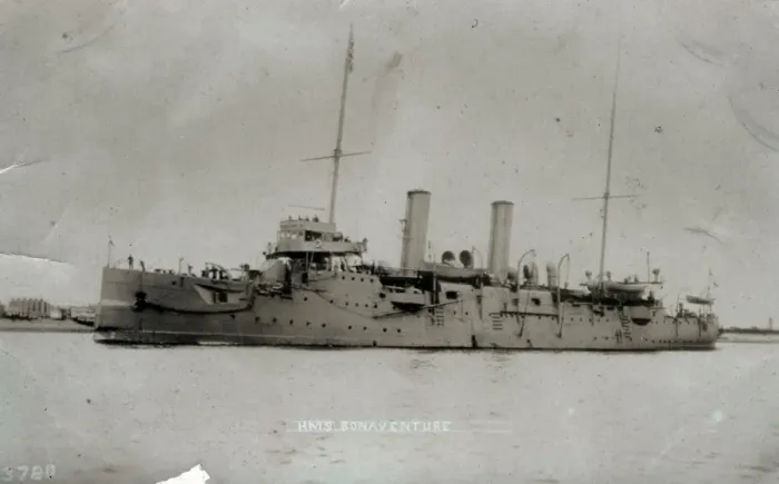 Framed Print : HMS Bonaventure, British protected cruiser Framed Print : HMS Bonaventure, British protected cruiser