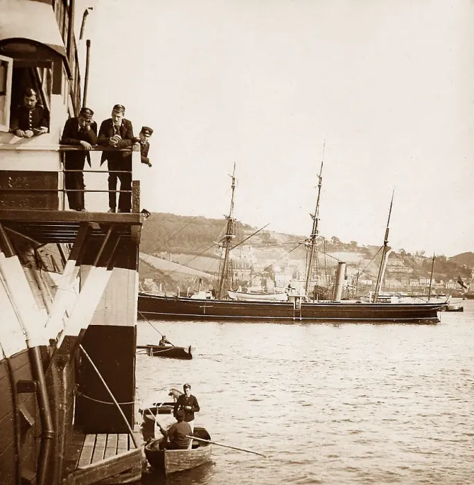Framed Print : HMS Britannia, Training Ship, Dartmouth Framed Print : HMS Britannia, Training Ship, Dartmouth