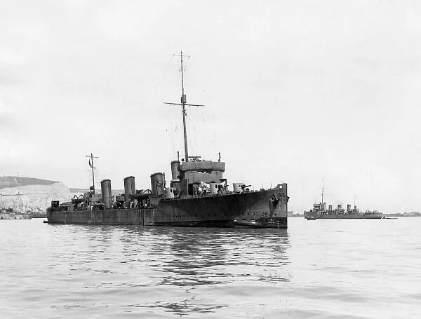 HMS Broke, British destroyer, WW1