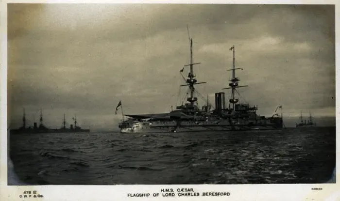 Framed Print : HMS Caesar, British battleship Framed Print : HMS Caesar, British battleship