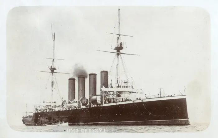Framed Print : HMS Cressy, British heavy (armed) cruiser Framed Print : HMS Cressy, British heavy (armed) cruiser