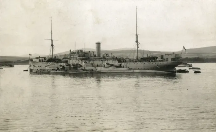 Framed Print : HMS Cyclops, British submarine depot ship Framed Print : HMS Cyclops, British submarine depot ship