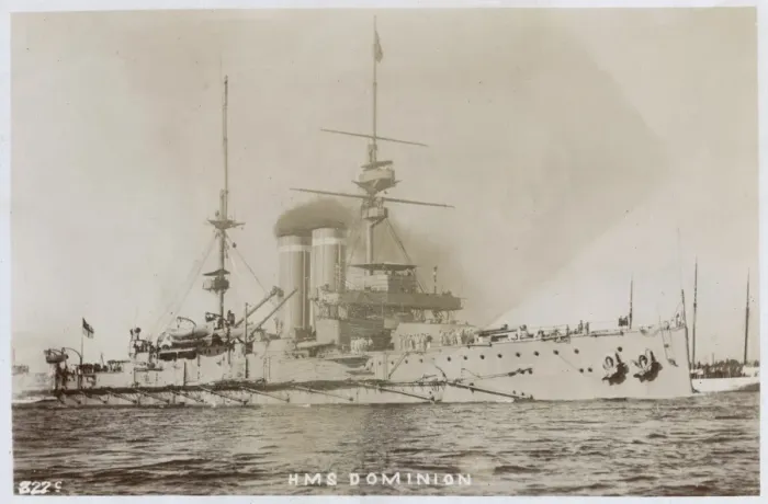 Framed Print : HMS Dominion, British battleship Framed Print : HMS Dominion, British battleship