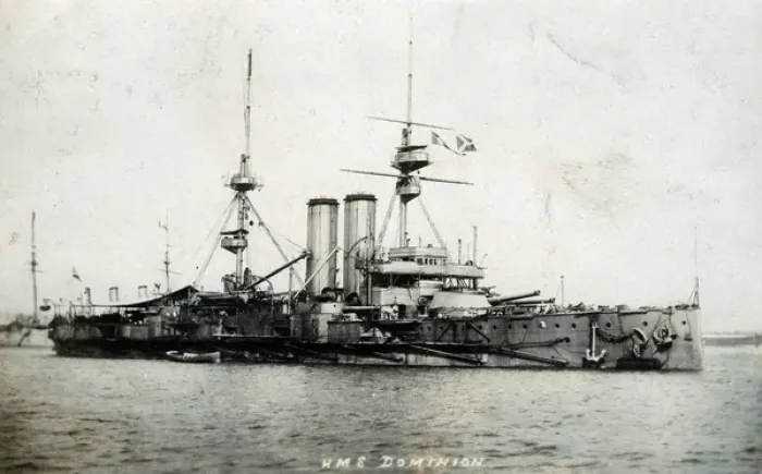 Framed Print : HMS Dominion, British battleship Framed Print : HMS Dominion, British battleship