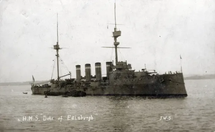 Framed Print : HMS Duke of Edinburgh, British protected cruiser Framed Print : HMS Duke of Edinburgh, British protected cruiser