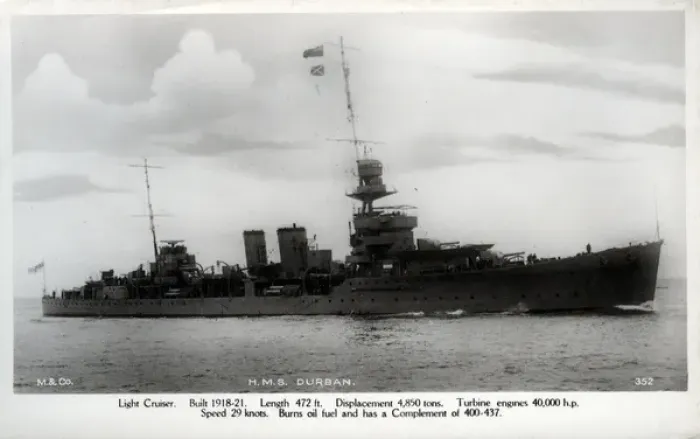 Framed Print : HMS Durban, British light cruiser Framed Print : HMS Durban, British light cruiser