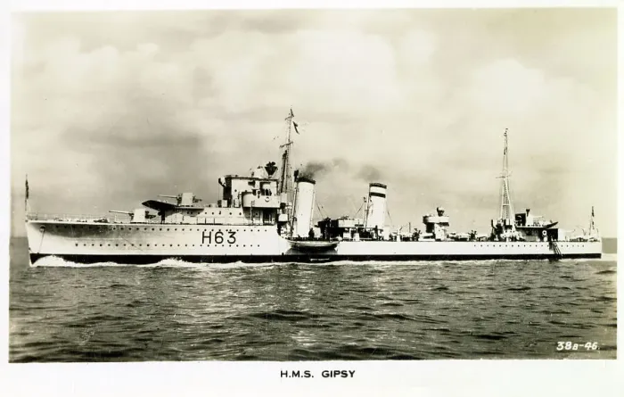 Framed Print : HMS Gipsy, British Greyhound Class destroyer H63 Date: circa 1938 Framed Print : HMS Gipsy, British Greyhound Class destroyer H63 Date: circa 1938