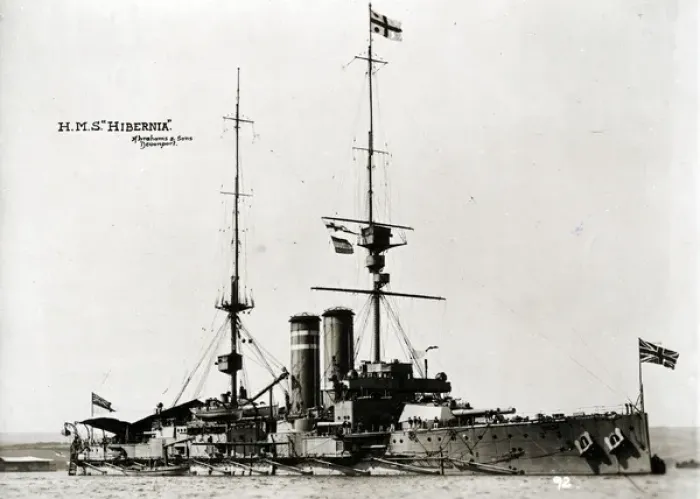 Framed Print : HMS Hibernia, British battleship Framed Print : HMS Hibernia, British battleship
