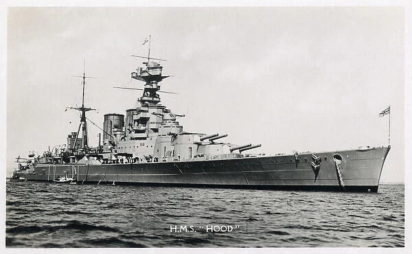 HMS Hood, battlecruiser Date: C.1931