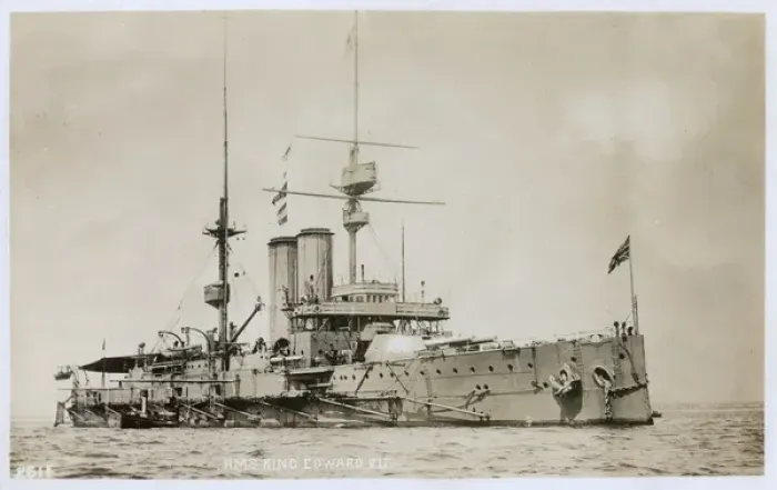 Framed Print : HMS King Edward VII, British battleship Framed Print : HMS King Edward VII, British battleship