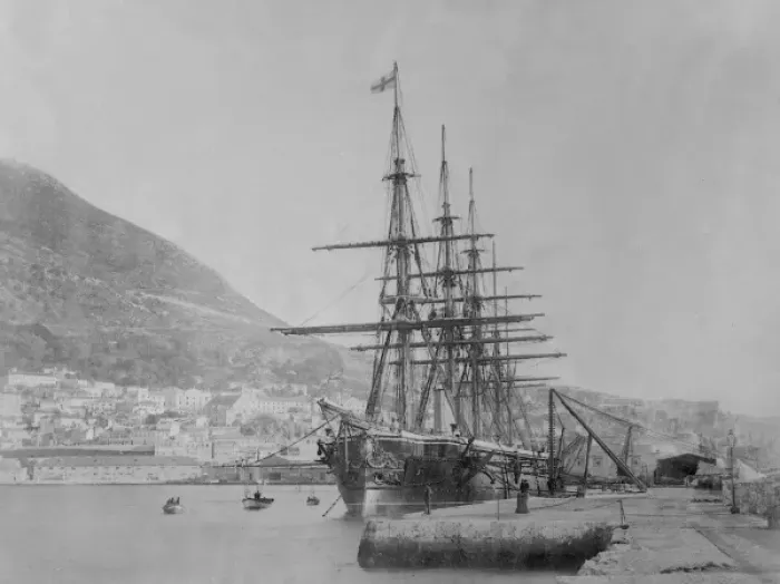 Framed Print : HMS Minotaur at Gibraltar Framed Print : HMS Minotaur at Gibraltar