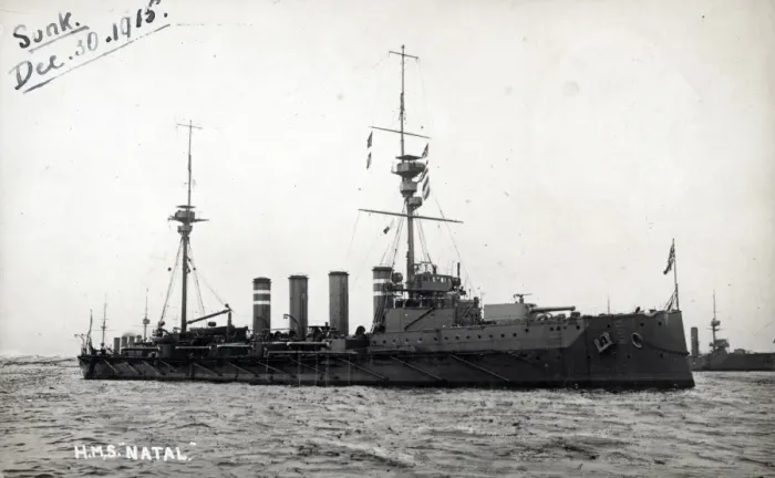 Framed Print : HMS Natal, British protected cruiser Framed Print : HMS Natal, British protected cruiser