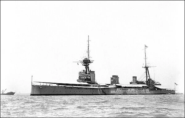 HMS New Zealand at sea
