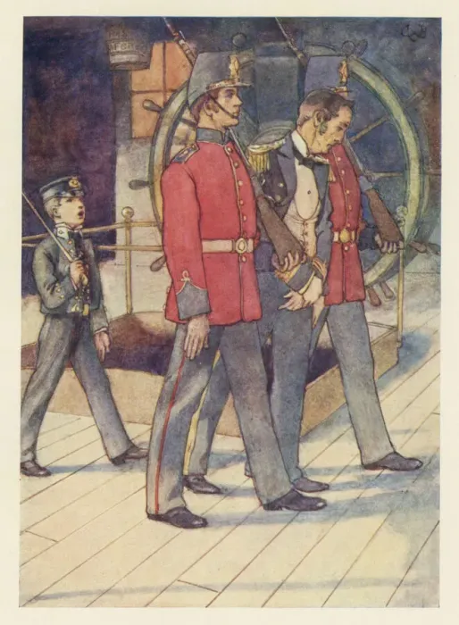 Framed Print : HMS Pinafore, Captain Corcoran marched away Framed Print : HMS Pinafore, Captain Corcoran marched away