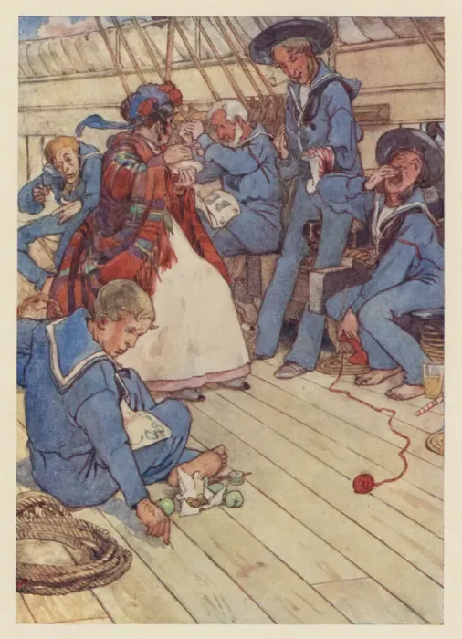 Framed Print : HMS Pinafore, crew and Little Buttercup Framed Print : HMS Pinafore, crew and Little Buttercup