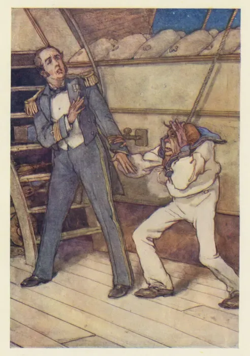 Framed Print : HMS Pinafore, Dick Deadeye and Captain Corcoran Framed Print : HMS Pinafore, Dick Deadeye and Captain Corcoran