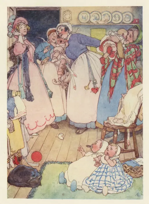 Framed Print : HMS Pinafore, Little Buttercup mixes up the children Framed Print : HMS Pinafore, Little Buttercup mixes up the children