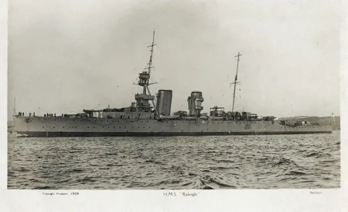 Framed Print : HMS Raleigh Framed Print : HMS Raleigh