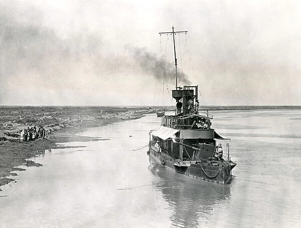HMS Sedgefly, river gunboat, Mesopotamia, WW1