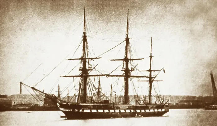 Framed Print : HMS Severn, Royal Navy in 1865 Framed Print : HMS Severn, Royal Navy in 1865