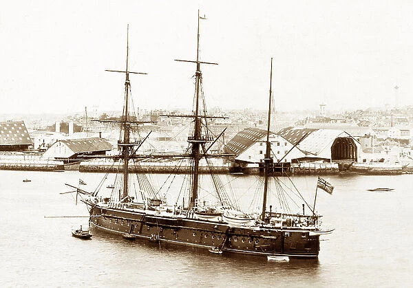 HMS Swiftsure Devonport Dockyard Victorian period