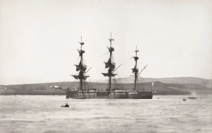 Framed Print : HMS Swiftsure, ironclad battleship built 1870 Framed Print : HMS Swiftsure, ironclad battleship built 1870
