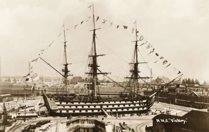 Framed Print : HMS Victory - Nelsons Flagship Framed Print : HMS Victory - Nelsons Flagship