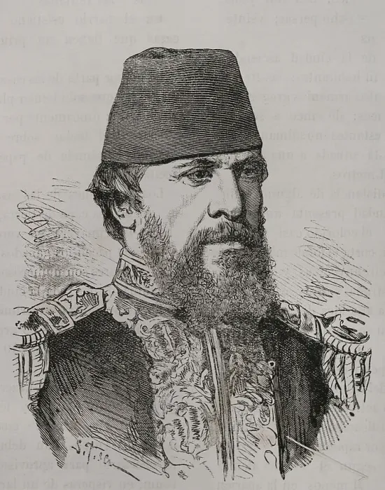 Framed Print : Hobart Pasha (1822-1886). English naval officer Framed Print : Hobart Pasha (1822-1886). English naval officer