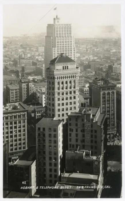 Framed Print : Hobart and Telephone buildings, San Francisco, CA, USA Framed Print : Hobart and Telephone buildings, San Francisco, CA, USA