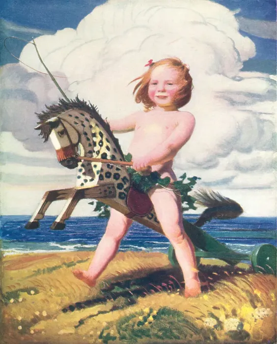 Framed Print : The Hobby Horse Framed Print : The Hobby Horse