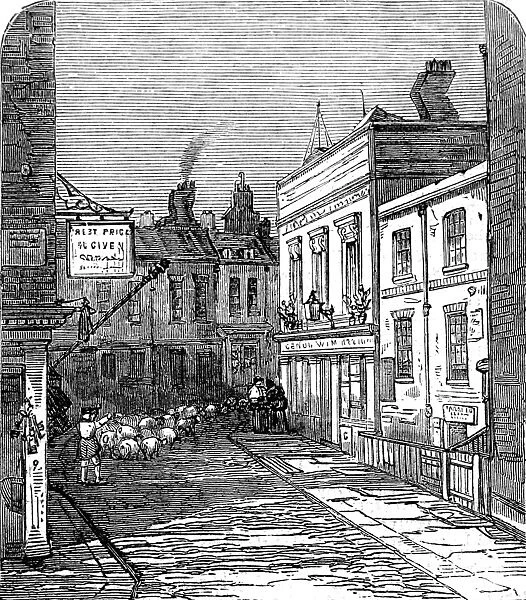 Hockley-in-the-Hole, Clerkenwell, London, 1859
