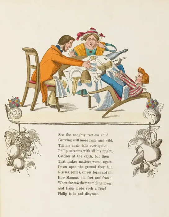 Framed Print : Hoffmann / Fidgety Philip Framed Print : Hoffmann / Fidgety Philip