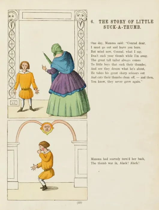 Framed Print : Hoffmann  /  Suck-A-Thumb