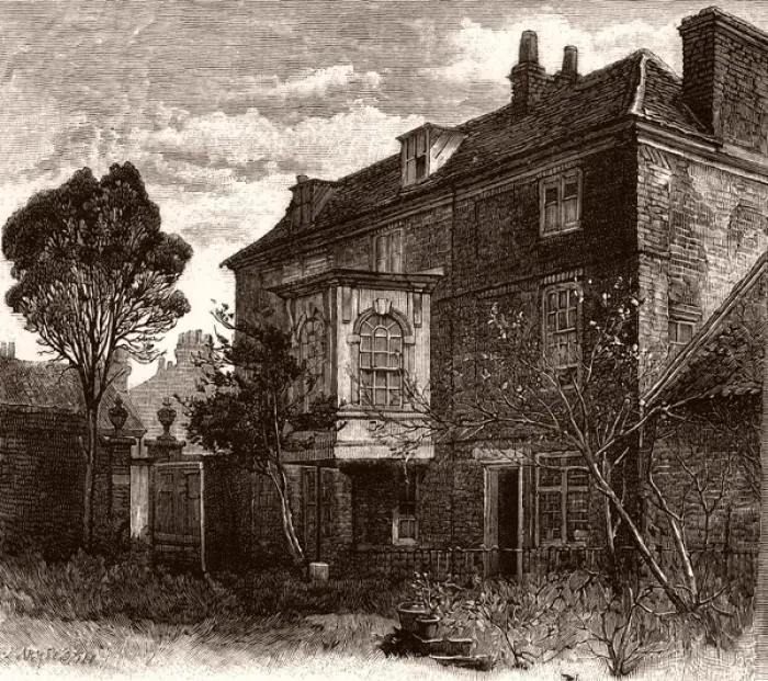 Framed Print : Hogarth / Chiswick Home Framed Print : Hogarth / Chiswick Home