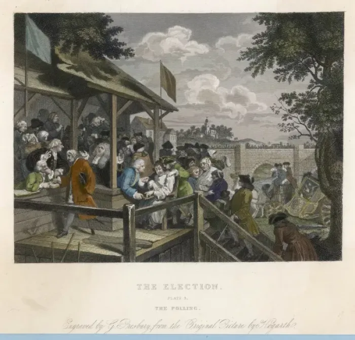 Framed Print : Hogarth Election / 3Of4(C) Framed Print : Hogarth Election / 3Of4(C)