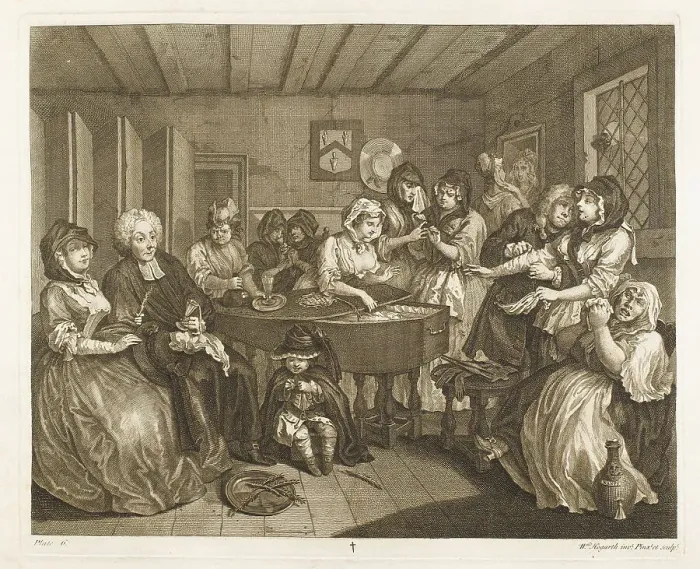 Framed Print : HOGARTH HARLOT PLATE 6 Framed Print : HOGARTH HARLOT PLATE 6