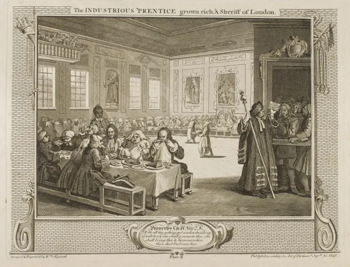 Framed Print : HOGARTH / INDUSTRY / IDLE 8 Framed Print : HOGARTH / INDUSTRY / IDLE 8
