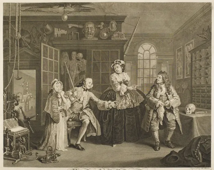 Framed Print : HOGARTH / MARRIAGE-MODE 3 Framed Print : HOGARTH / MARRIAGE-MODE 3