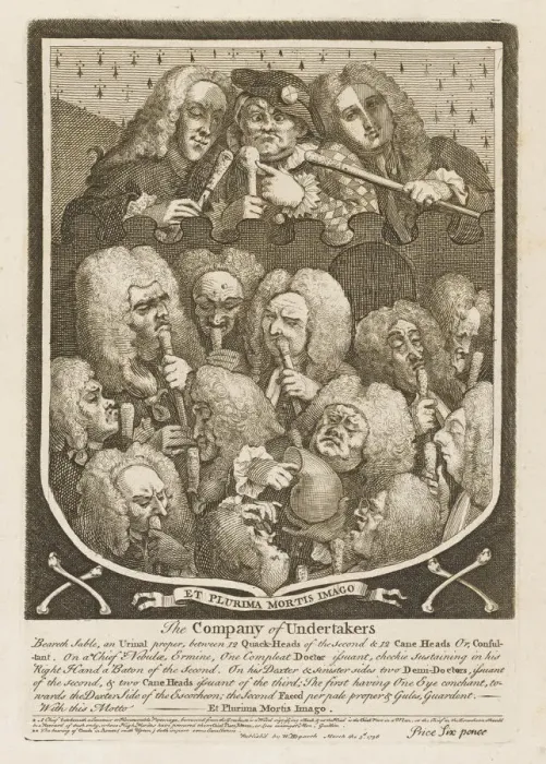 Framed Print : HOGARTH / PHYSICIANS Framed Print : HOGARTH / PHYSICIANS