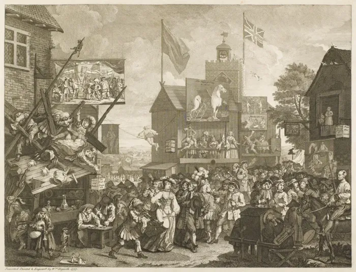 Framed Print : HOGARTH SOUTHWARK FAIR Framed Print : HOGARTH SOUTHWARK FAIR