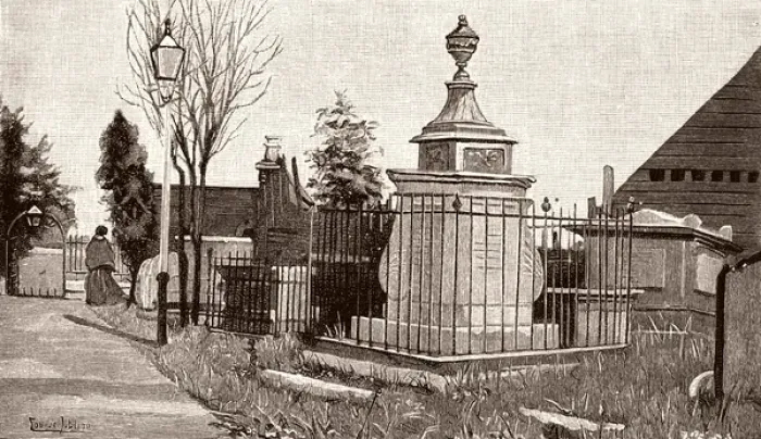 Framed Print : Hogarths Tomb, Chiswick Framed Print : Hogarths Tomb, Chiswick
