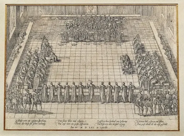 Framed Print : HOGENBERG, Franz (1535-1590). Wars of Religion in Framed Print : HOGENBERG, Franz (1535-1590). Wars of Religion in