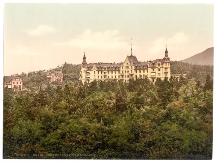 Framed Print : Hohenhonnef Sanatarium, Cologne, the Rhine, Germany Framed Print : Hohenhonnef Sanatarium, Cologne, the Rhine, Germany